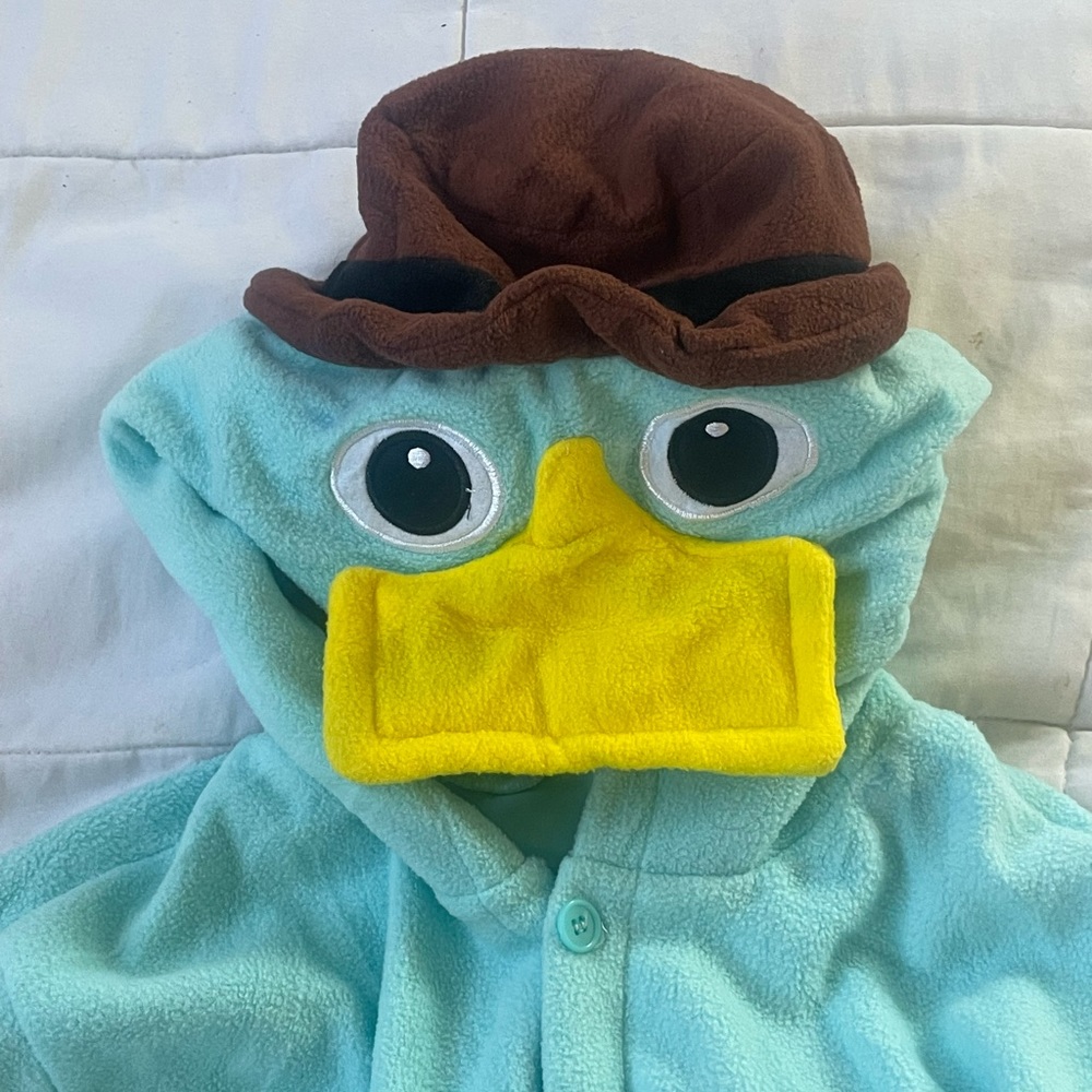 Perry the platypus onesie